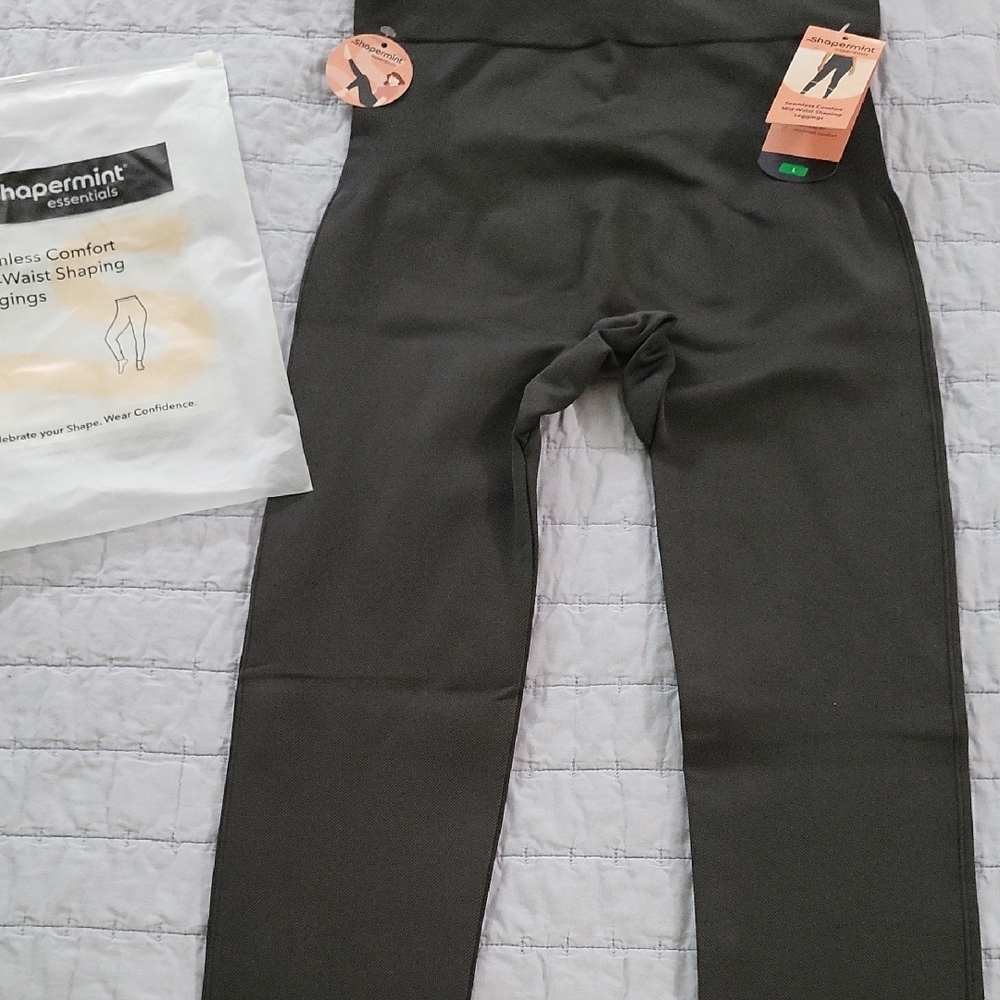 Shapermint Essentials Black Seamless Leggings - image 5